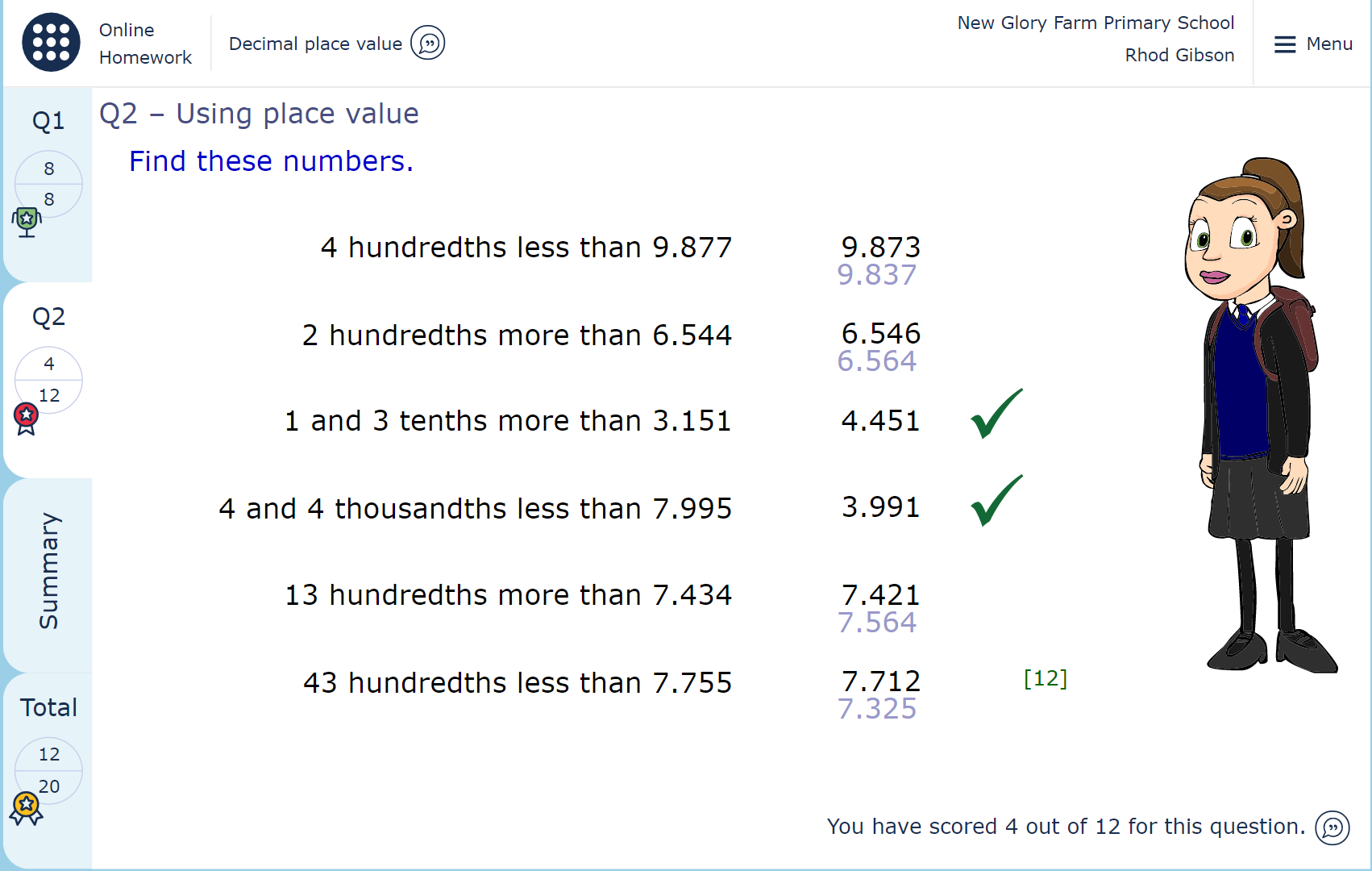 mymaths.co.uk homework